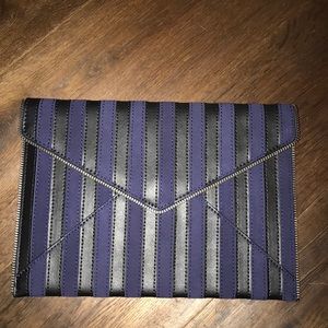 Rebecca Minkoff Clutch - Leo Stripe Clutch